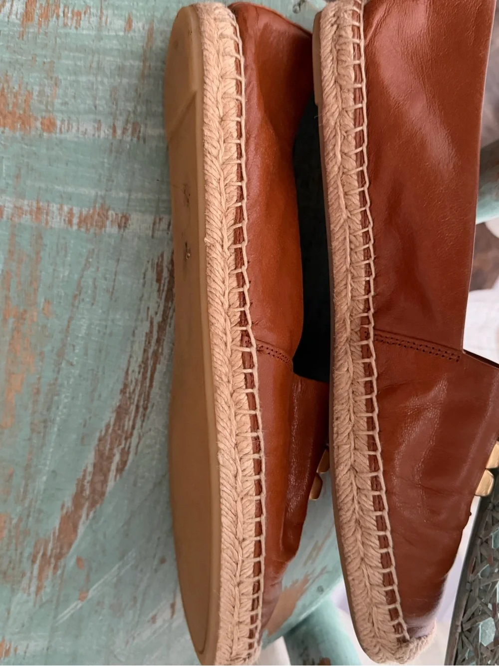 Tory Burch cognac leather